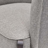 Karabulak Modern Gray Tub Accent Chair