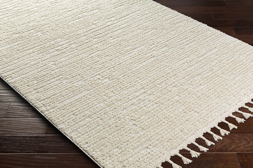 Kulu Textured Area Rug with Tassels