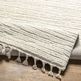 Kulu Textured Area Rug with Tassels