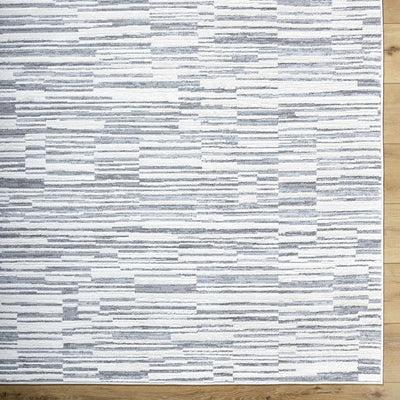 Alexey Gray Broken-Striped Area Rug