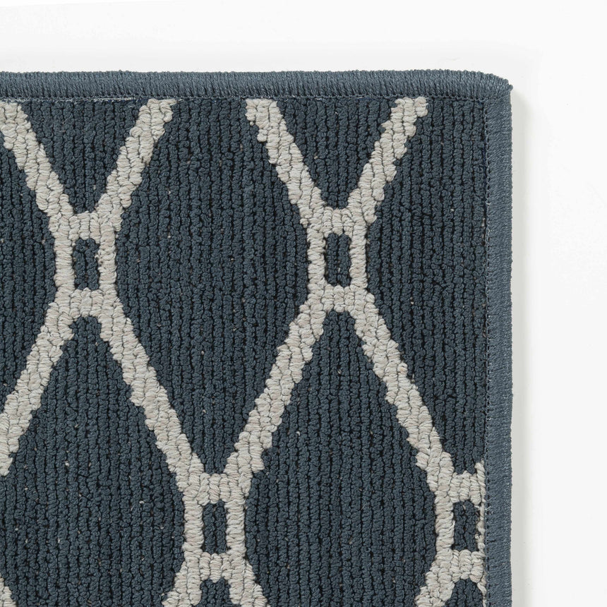 Leilani Dark Blue Cut and Sew Custom Rug