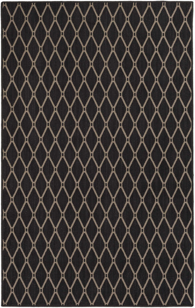 Custom Size Leilani Black Rug