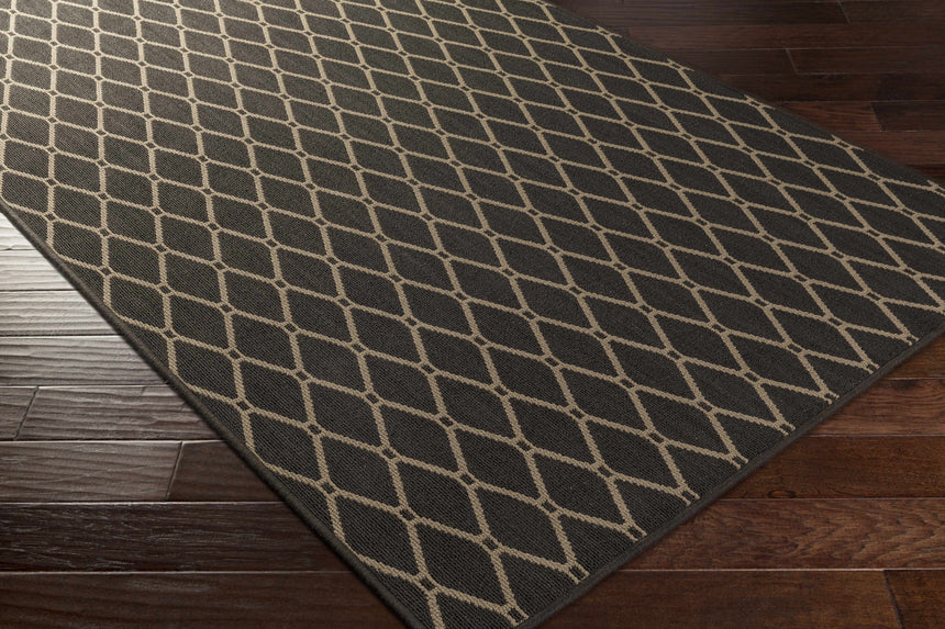 Leilani Black Cut and Sew Custom Rug