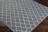 Leora Dark Blue Cut and Sew Custom Rug