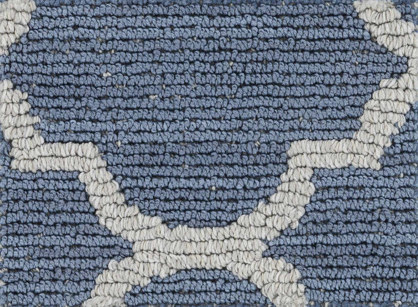 Leora Dark Blue Cut and Sew Custom Rug