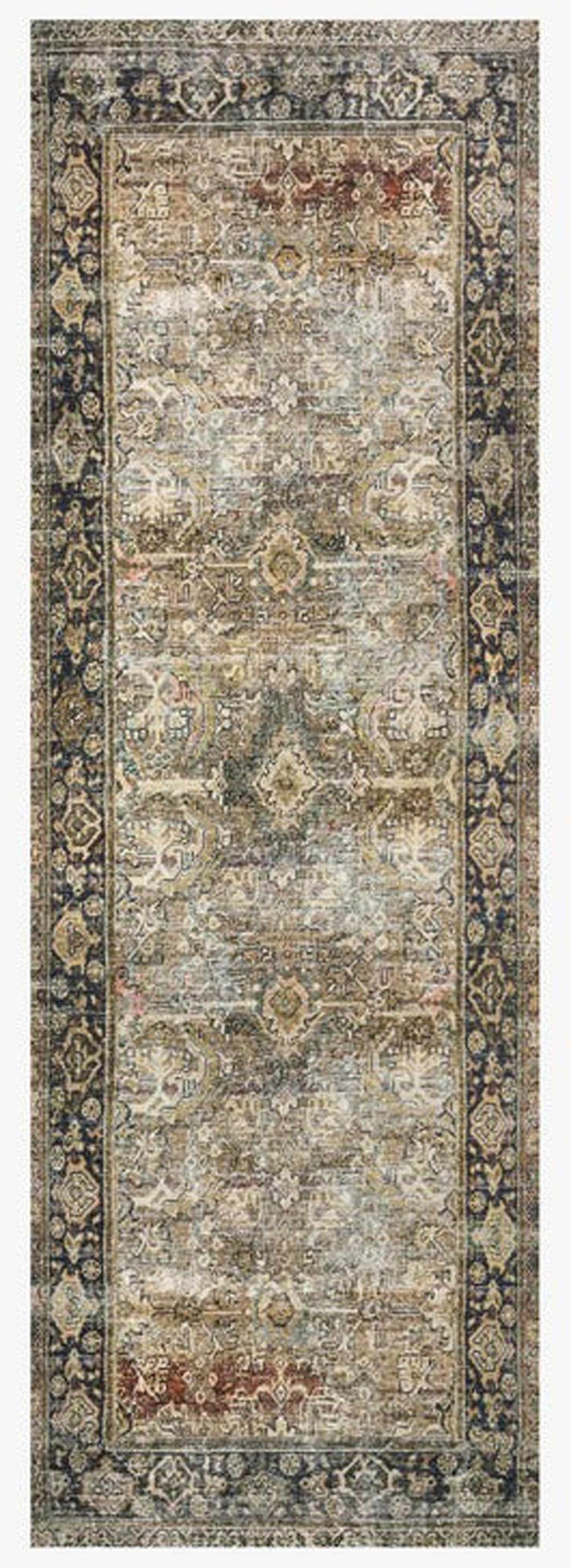 Loloi Layla Printed LAY-03 Olive/Charcoal Rug