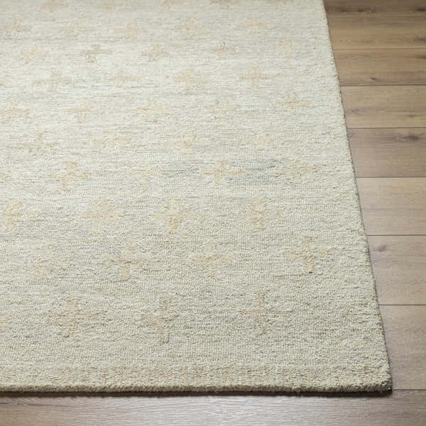 Sample Lotta Peach Modern Wool Area Rug