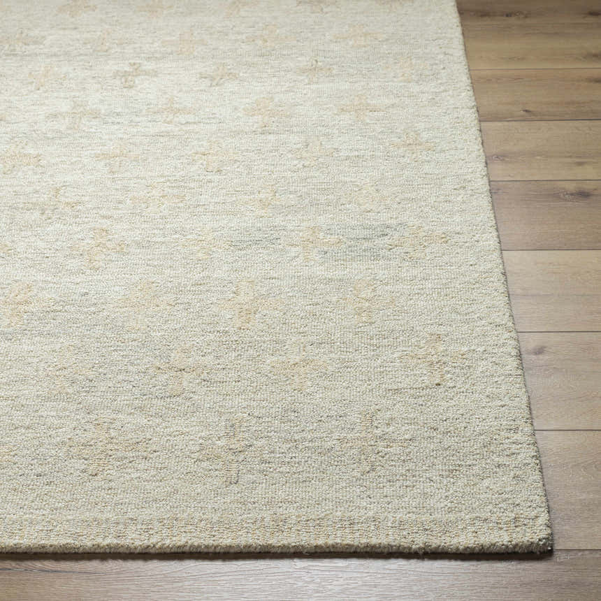 Sample Lotta Peach Modern Wool Area Rug