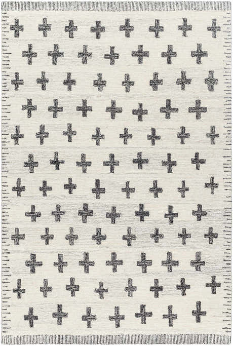 Made to Order Custom Size Lotta Light Silver Modern Wool Rug