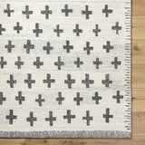 Made to Order Custom Size Lotta Light Silver Modern Wool Rug