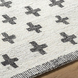 Made to Order Custom Size Lotta Light Silver Modern Wool Rug