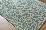 Lockbourne Leopard Print Area Rug