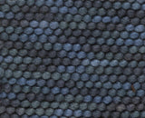 Lucca Dark Blue Textured Cut and Sew Custom Rug