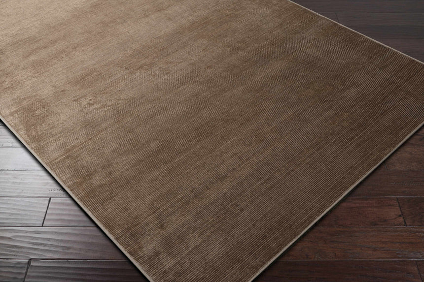 Lori Dark Brown Hand Loomed Cut and Sew Custom Rug