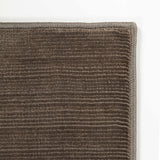 Lori Dark Brown Hand Loomed Cut and Sew Custom Rug