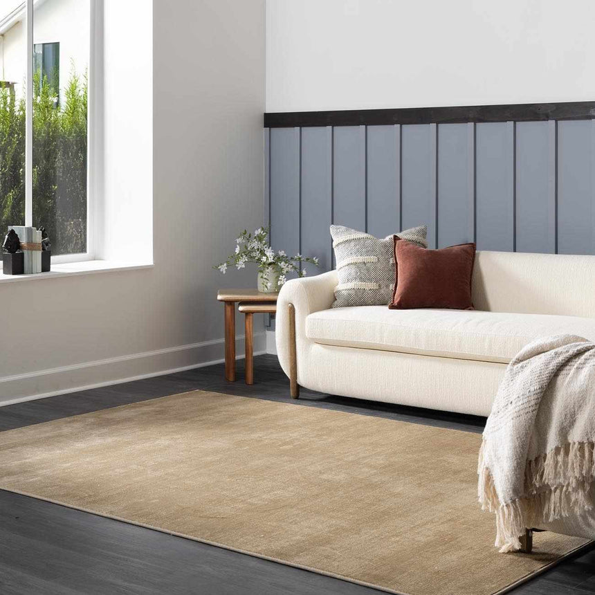 Lori Light Brown Cut and Sew Custom Rug