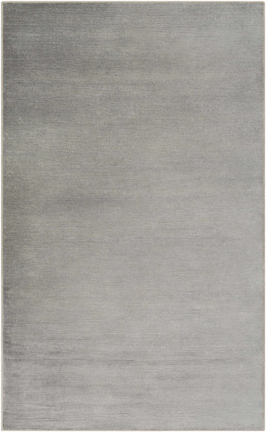 Lori Light Gray Hand Loomed Cut and Sew Custom Rug