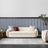 Lori Light Gray Hand Loomed Cut and Sew Custom Rug