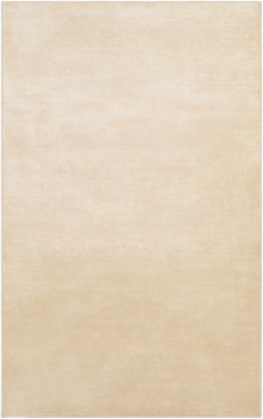 Lori Beige Hand Loomed Tencel Cut and Sew Custom Rug