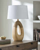 Lerrnanist Dark Red Table Lamp