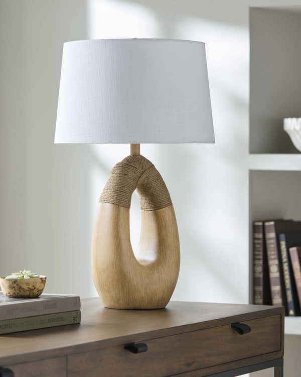 Lerrnanist Dark Red Table Lamp