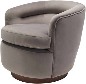 Hithadhoo Dark Red Swivel Chair