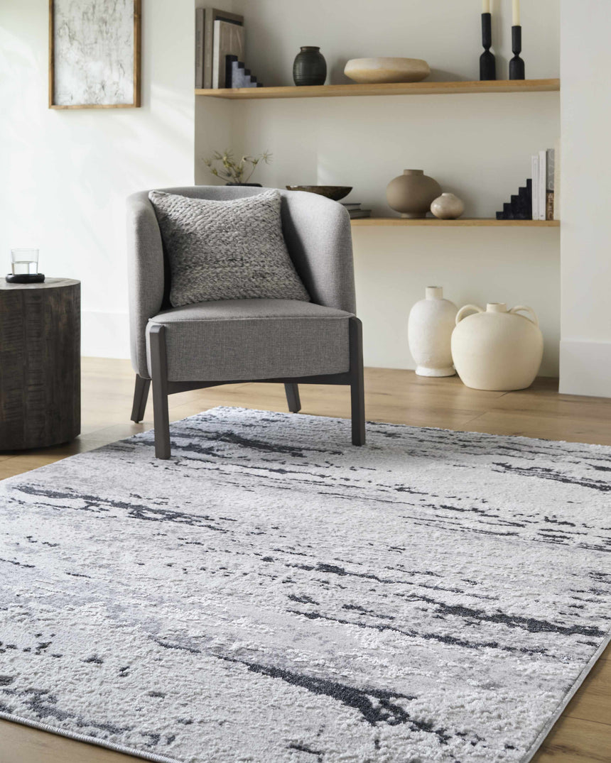 Arenda Light Gray Area Rug - Clearance
