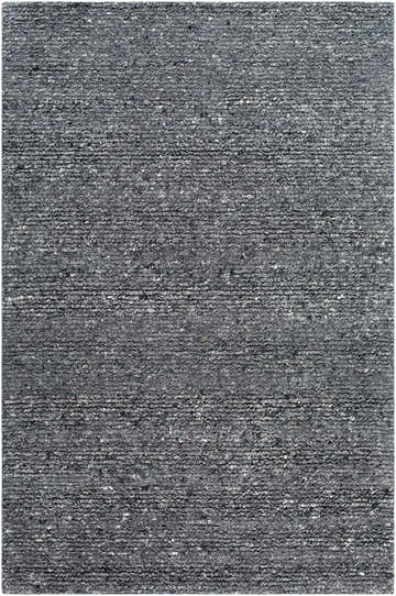 Made to Order Custom Size Winta Black Wool Area Rug
