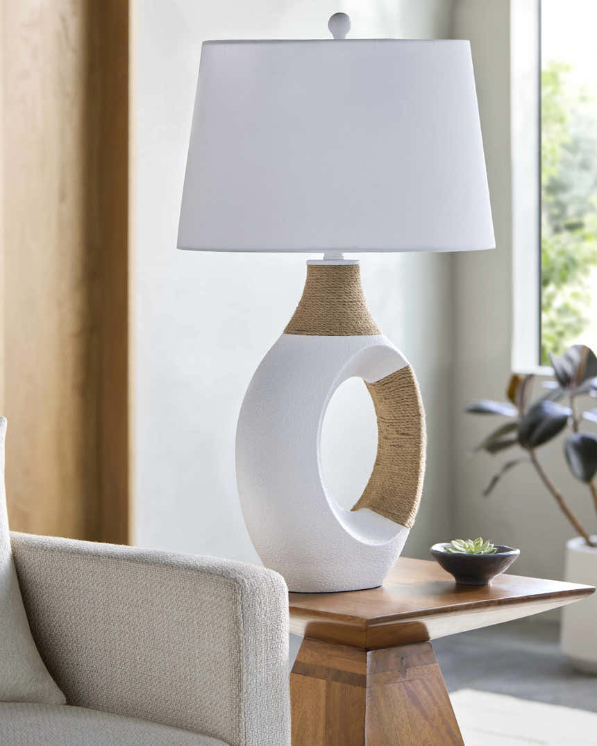 Likhovskoy White Table Lamp