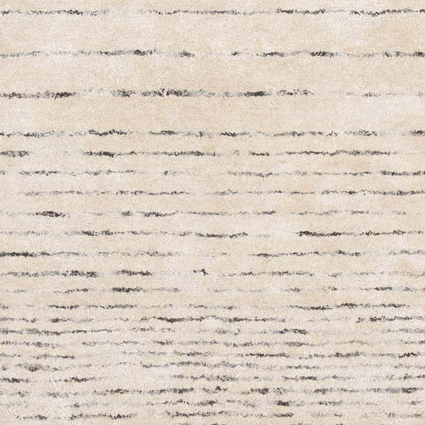 Sample Ellisburg Striped Cream Faux Silk Rug - Clearance
