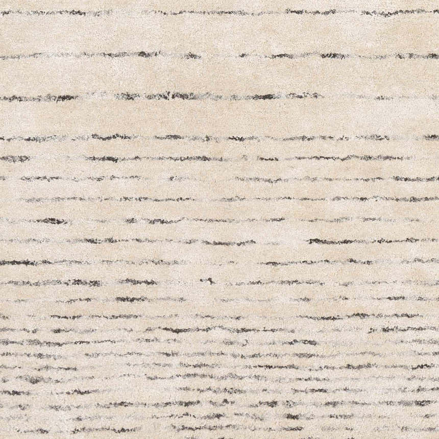 Sample Ellisburg Striped Cream Faux Silk Rug - Clearance