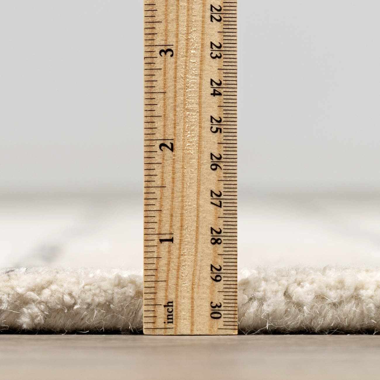 Ellisburg Striped Cream Faux Silk Rug