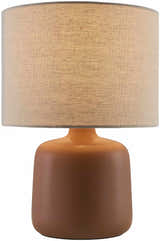 Lumellogno Brick Red Table Lamp