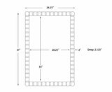 Galey Dark Red Alix x Livabliss Karling Blair Accent Mirror