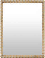 Galey Dark Red Alix x Livabliss Karling Blair Accent Mirror