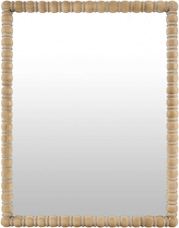 Galey Dark Red Alix x Livabliss Karling Blair Accent Mirror
