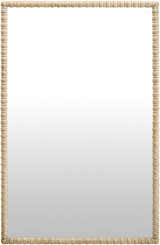 Galey Dark Red Alix x Livabliss Karling Blair Accent Mirror