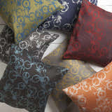 Landisburg Blue Bicycle Pattern Throw Pillow - Clearance