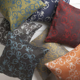 Landisburg Blue Bicycle Pattern Throw Pillow - Clearance