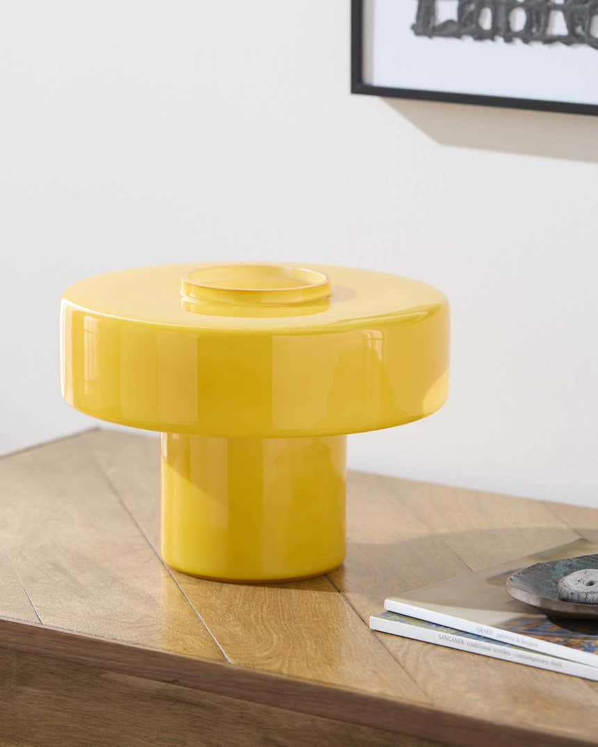 Lauenhagen Yellow Floor Lamp