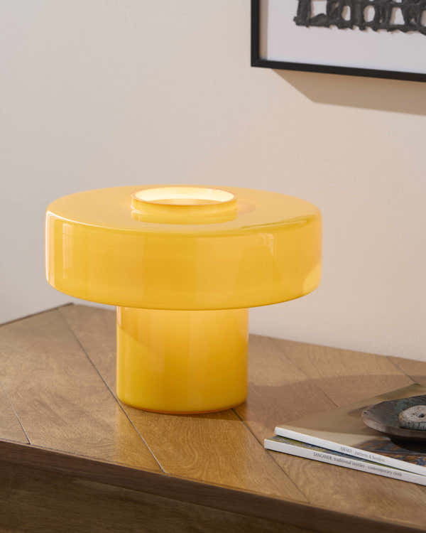 Lauenhagen Yellow Floor Lamp