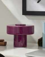 Lauenhagen Burgundy Table Lamp