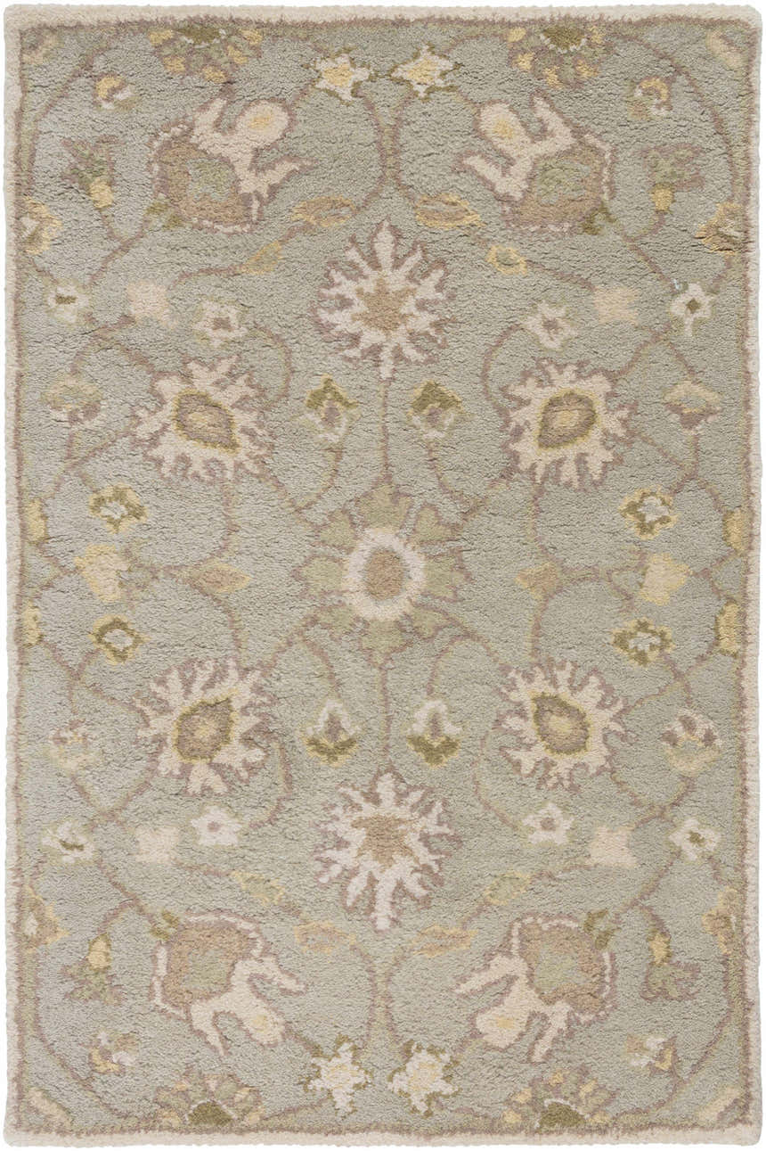 Made to Order Custom Size Logville Hand Tufted Light Olive 1121 Area Rug