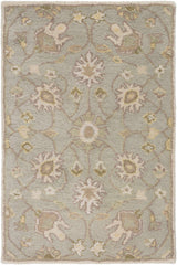 Made to Order Custom Size Logville Hand Tufted Light Olive 1121 Area Rug