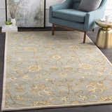 Made to Order Custom Size Logville Hand Tufted Light Olive 1121 Area Rug