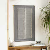 Lopez Navy Cotton Striped Wall Hanging