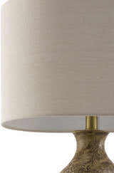 Lieusaint Dark Red Table Lamp