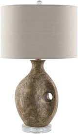 Lieusaint Dark Red Table Lamp