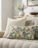 Amithi Light Yellow Throw Pillow