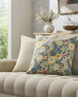 Amithi Light Yellow Throw Pillow